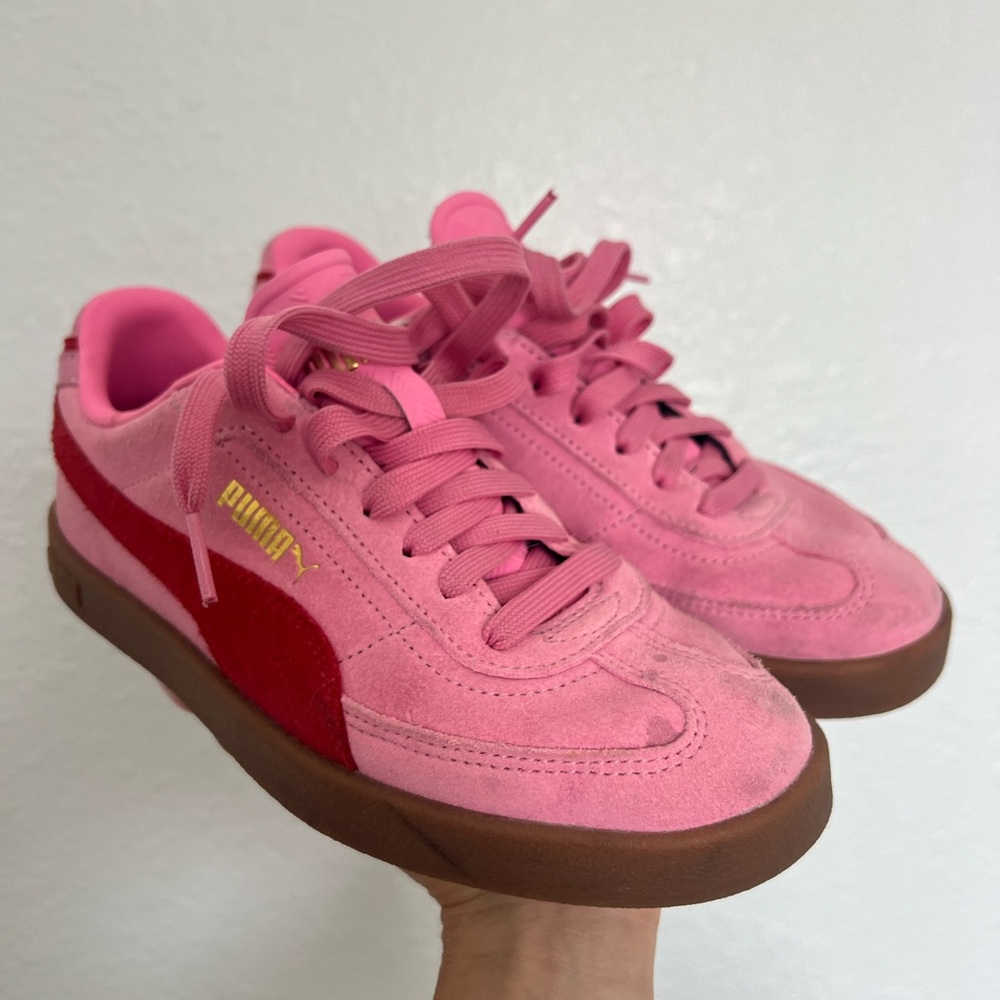 PUMA Womens Club Ii Era Sd Pink Fashion Sneaker Size 6.5 Medium (B, M)